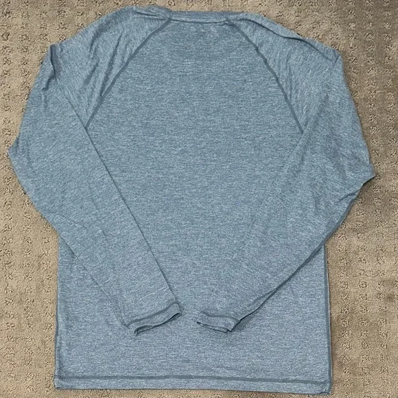 Rhône - Reign long sleeve - soft sweat-wicking - heather blue - Picture 4 of 5
